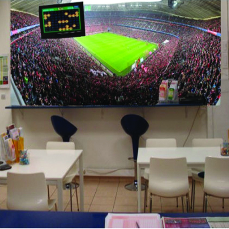 Ταπετσαρία με ποδόσφαιρο Mestalla Stadium